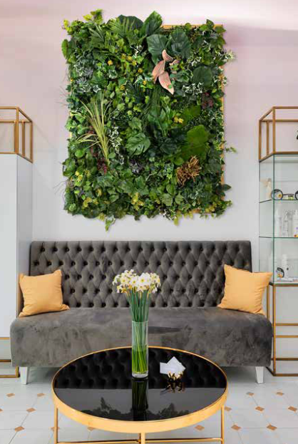 növényfal műnövény