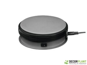 EUROPALMS Rotary Plate 15cm up to 5kg silver