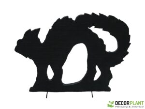 EUROPALMS Silhouette Cat