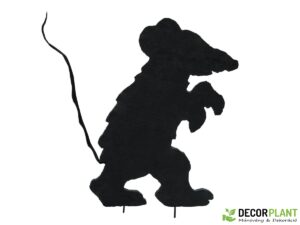 EUROPALMS Silhouette Creepy Mouse