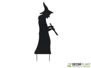 EUROPALMS Silhouette Metal Witch with Spoon