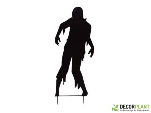 EUROPALMS Silhouette Metal Zombie Man