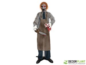 Láncfűrészes zombi figura EUROPALMS Halloween Figure Zombie with chainsaw