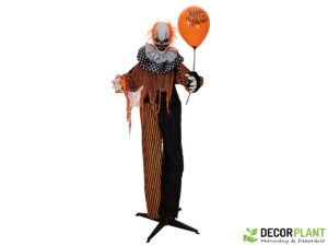 Ijesztő bohóc EUROPALMS Halloween Figure Clown with Balloon